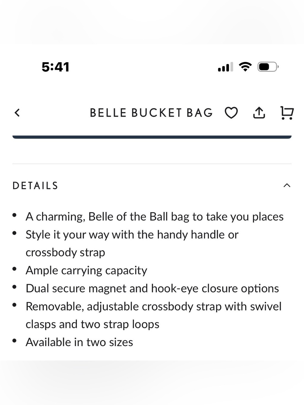 Portland Leather Small Belle Bucket Bag - Picture 5 of 6